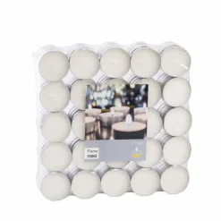 CASA FLAME Bougies Maxi Chauffe-plat Blanc