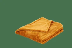 CASA FLANELLA Plaid Jaune Foncé