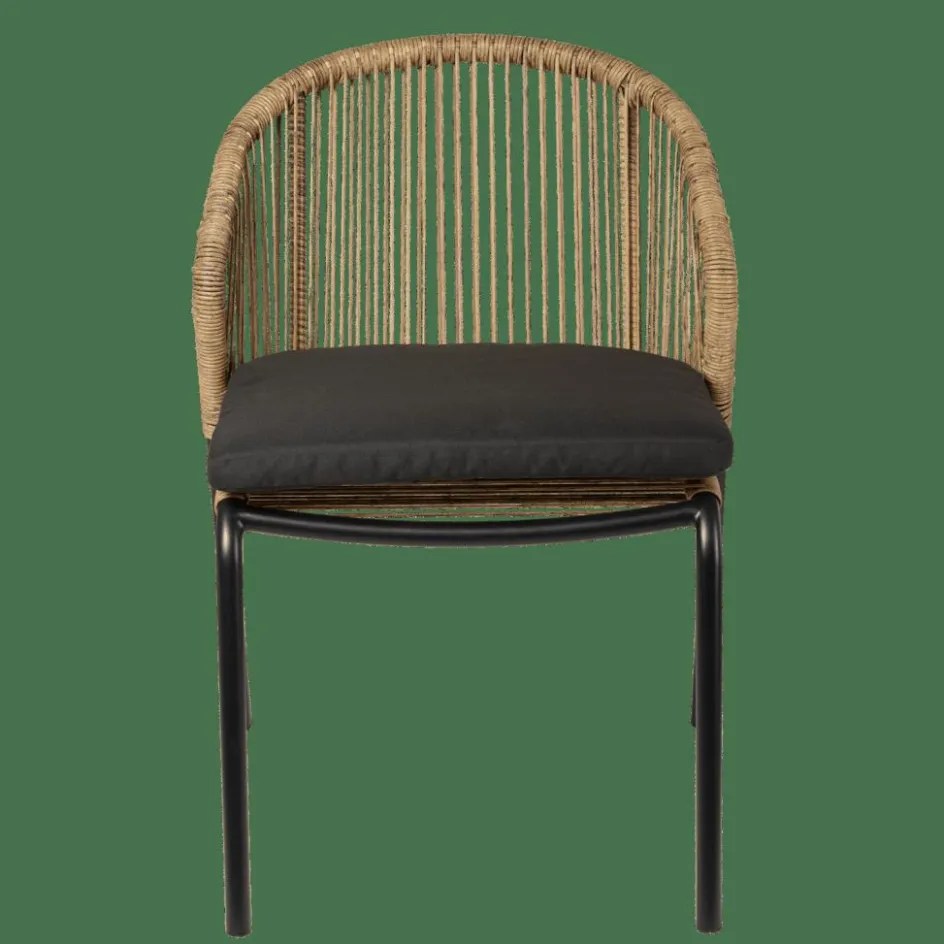 CASA FORMAX & ROYAN Set De Jardin Noir/natural