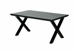 CASA FORMAX Table De Jardin Avec Pieds X Noir