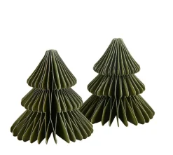 CASA GAMI Porte-nom Set De 2 Vert Foncé