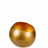 CASA GIMINI Support Bougie Chauffe-plat Doré