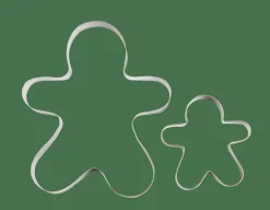 CASA GINGERBREAD Emporte-pièces Set De 2 Argent