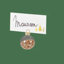 CASA GLANCY Porte-noms Set De 4 Transparent