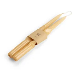 CASA GLOSSY Set De 2 Bougies Beige
