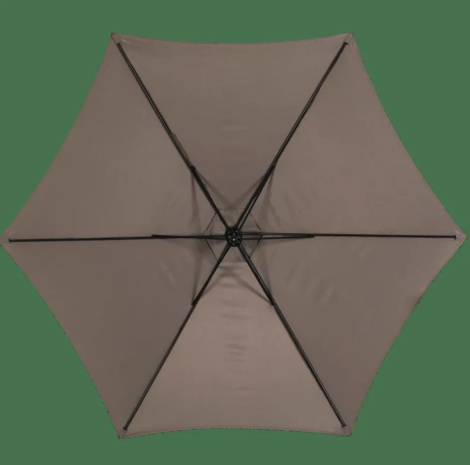 CASA HAWAI Parasol Déporté Sans Pied De Parasol Taupe