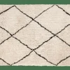 CASA IDRIS Tapis Blanc