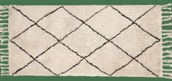 CASA IDRIS Tapis Blanc