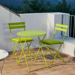 CASA IMPERIAL Ensemble Bistrot Rond Lime