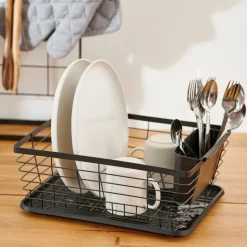 CASA INDUSTRIA Égouttoir Pour Vaisselle Noir
