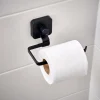 CASA INDUSTRIA Porte-rouleau WC Avec Ventouse Noir