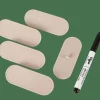 CASA JACQUI Storage étiquettes Et Feutre Pour Caisse Pliante Beige