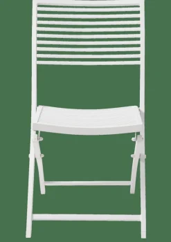 CASA JESSE Chaise Pliante Blanc, Beige