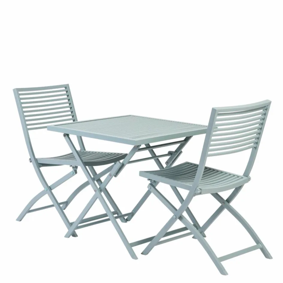 CASA JESSE Ensemble Bistrot Rectangulaire Blanc