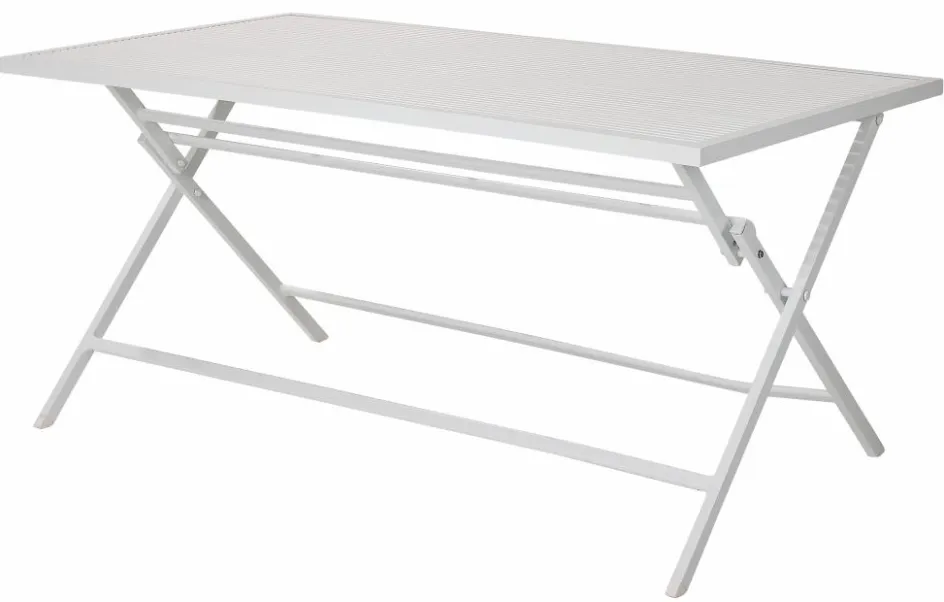 CASA JESSE Ensemble Bistrot Rectangulaire Blanc