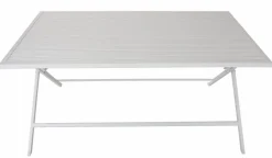 CASA JESSE Ensemble Bistrot Rectangulaire Blanc
