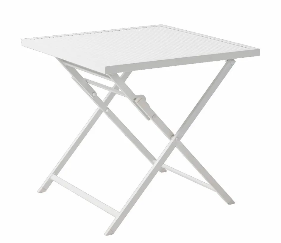 CASA JESSE Ensemble Bistrot Rectangulaire Blanc