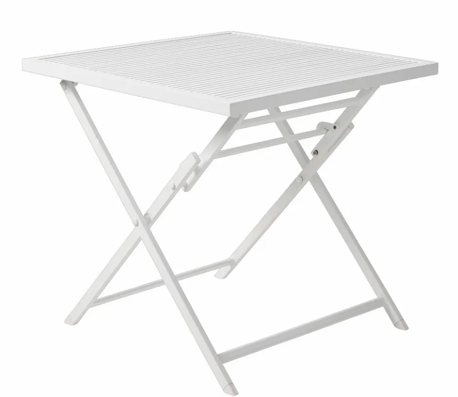 CASA JESSE Ensemble Bistrot Rectangulaire Blanc