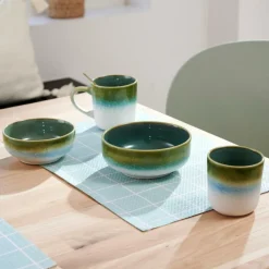 CASA JESSIE GREEN Mug Sans Anse Vert