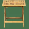 CASA JOSHUA Table Pliante Brun