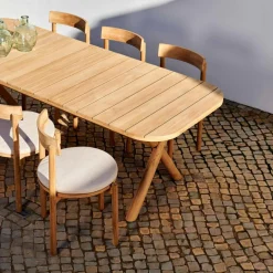 CASA JULES Set De Jardin Avec Coussins De Chaise Beige