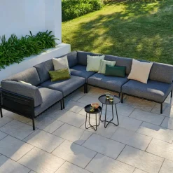 CASA JUMBO Fauteuil De Coin Noir