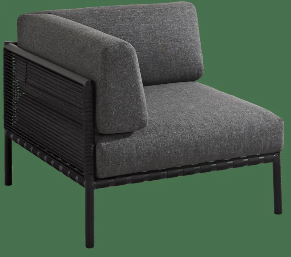 CASA JUMBO Fauteuil De Coin Noir