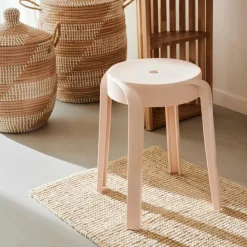 CASA KARLUS Tabouret Beige