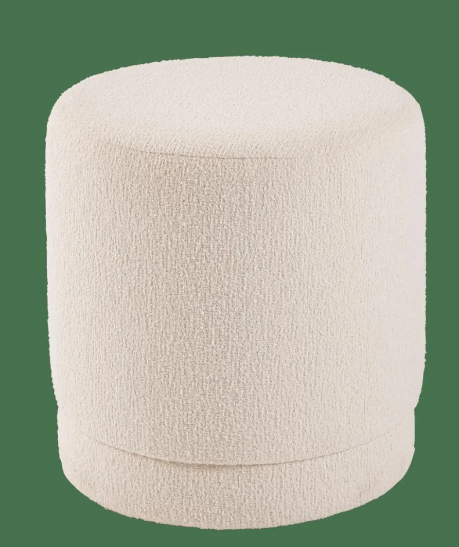 CASA LANCE Pouf Blanc