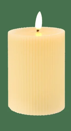 CASA LED Bougie Avec LED Brun