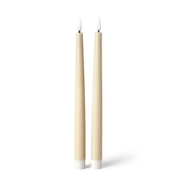 CASA LED Bougie Dîner Led Crème