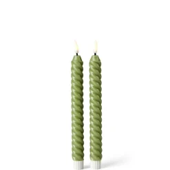 CASA LED Bougie Dîner Led Vert