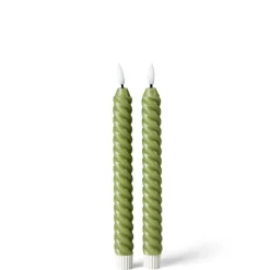 CASA LED Bougie Dîner Led Vert
