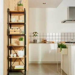 CASA LINOLUX Boîte De Rangement Avec Couvercle Beige