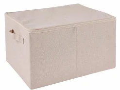 CASA LINOLUX Panier De Rangement Gris Foncé