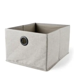 CASA LINOLUX Panier De Rangement Gris Foncé