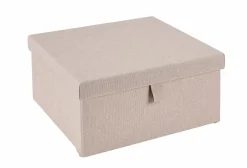 CASA LINOLUX Sac De Rangement XL Avec Fermeture éclair Beige
