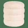 CASA LOBBY Pouf Blanc Cassé