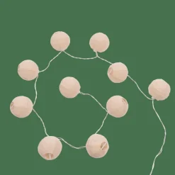 CASA LYNN Guirlande Lumineuse 10 LEDs Beige