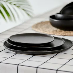 CASA MAGMA Assiette Noir