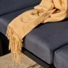 CASA MARTA Plaid Brun Clair