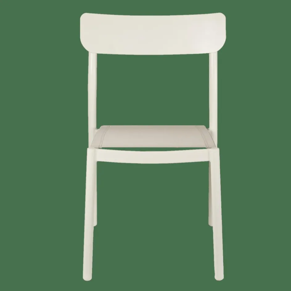 CASA MAVAS Chaise Empilable Blanc