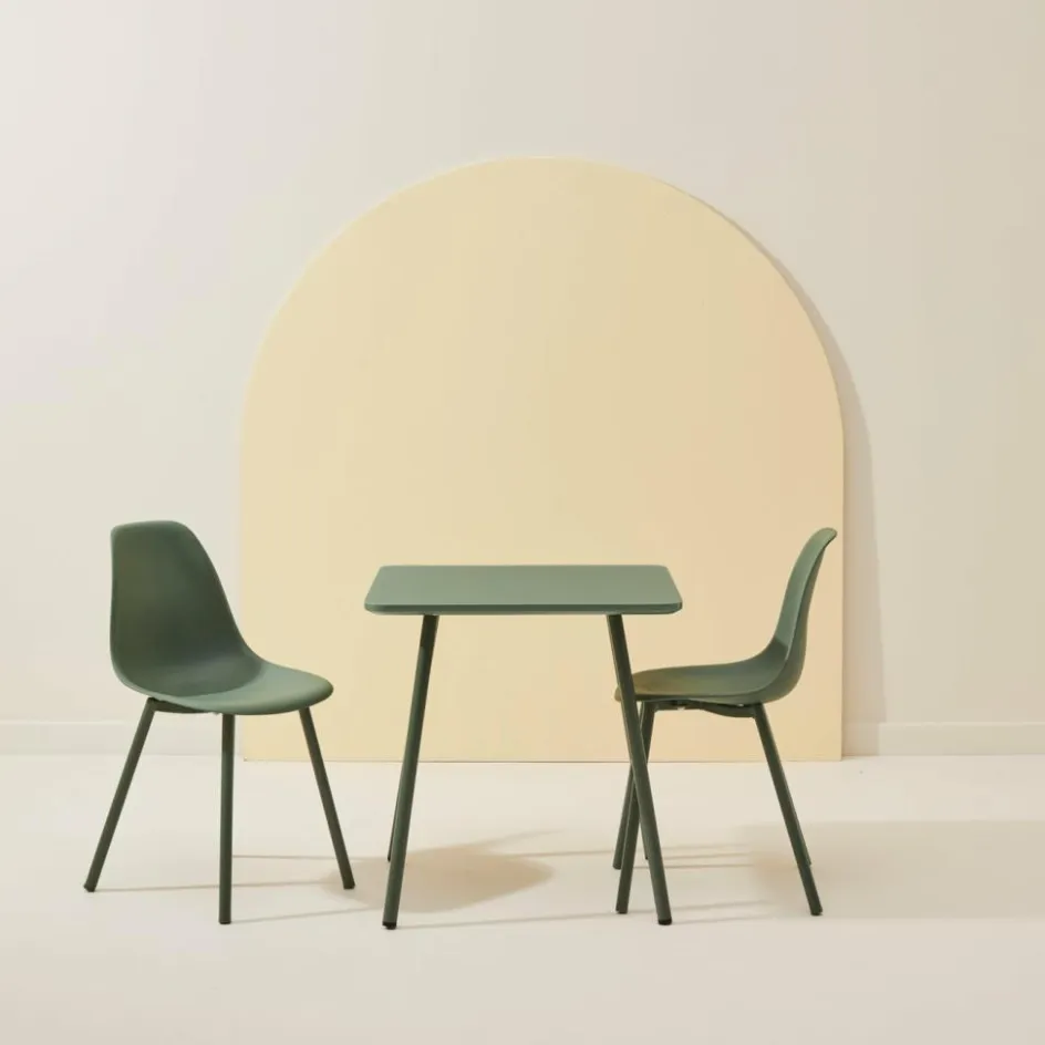 CASA MIKA Table Pour Enfants Avec 2 Chaises Vert