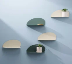 CASA MILLY Tablette Murale Vert