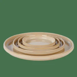 CASA MINERAL SAND Assiette Beige