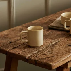 CASA MINERAL SAND Mug Avec Anse 20 CL Beige