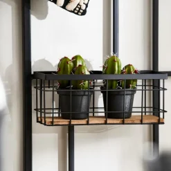 CASA MODULAR Panier En Fil Noir