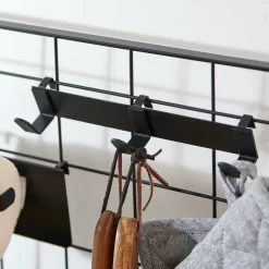 CASA MODULAR Portemanteau Avec 3 Crochets Noir