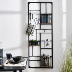 CASA MODULAR Set De 7 Crochets Noir