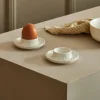 CASA MOON Coquetier Blanc